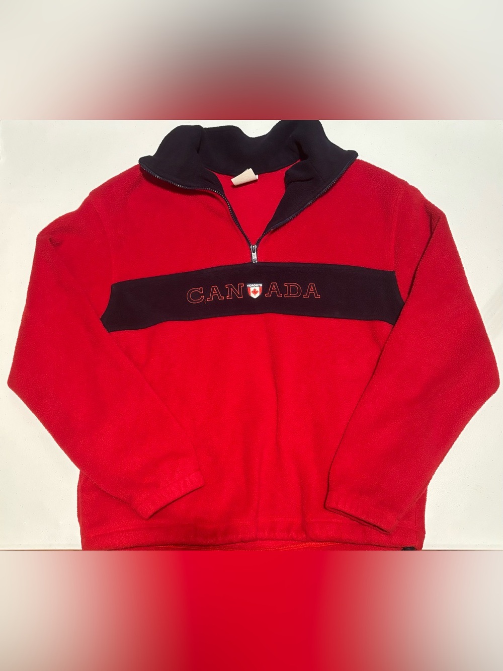 Vintage Canada 1/4 Zip Pullover Sweatshirt